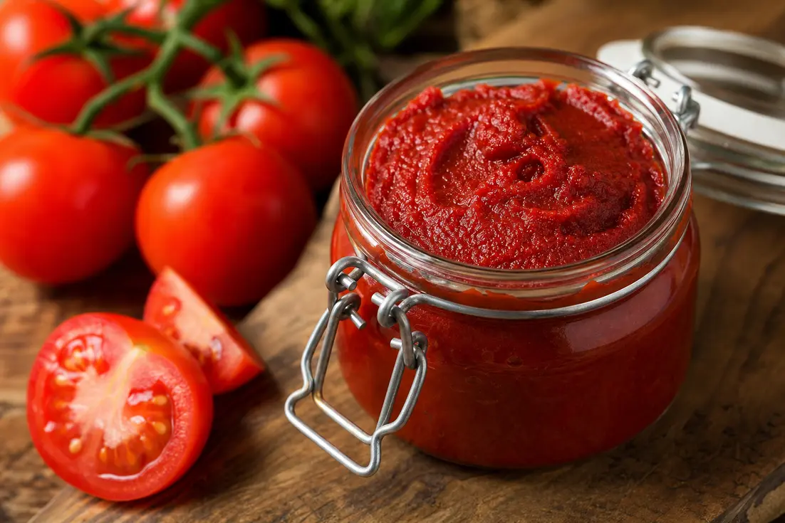 رب گوجه فرنگی خانگی با غلظت طبیعی و رنگ دلپذیر